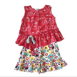 Jelly the Pug top and pants size 4T